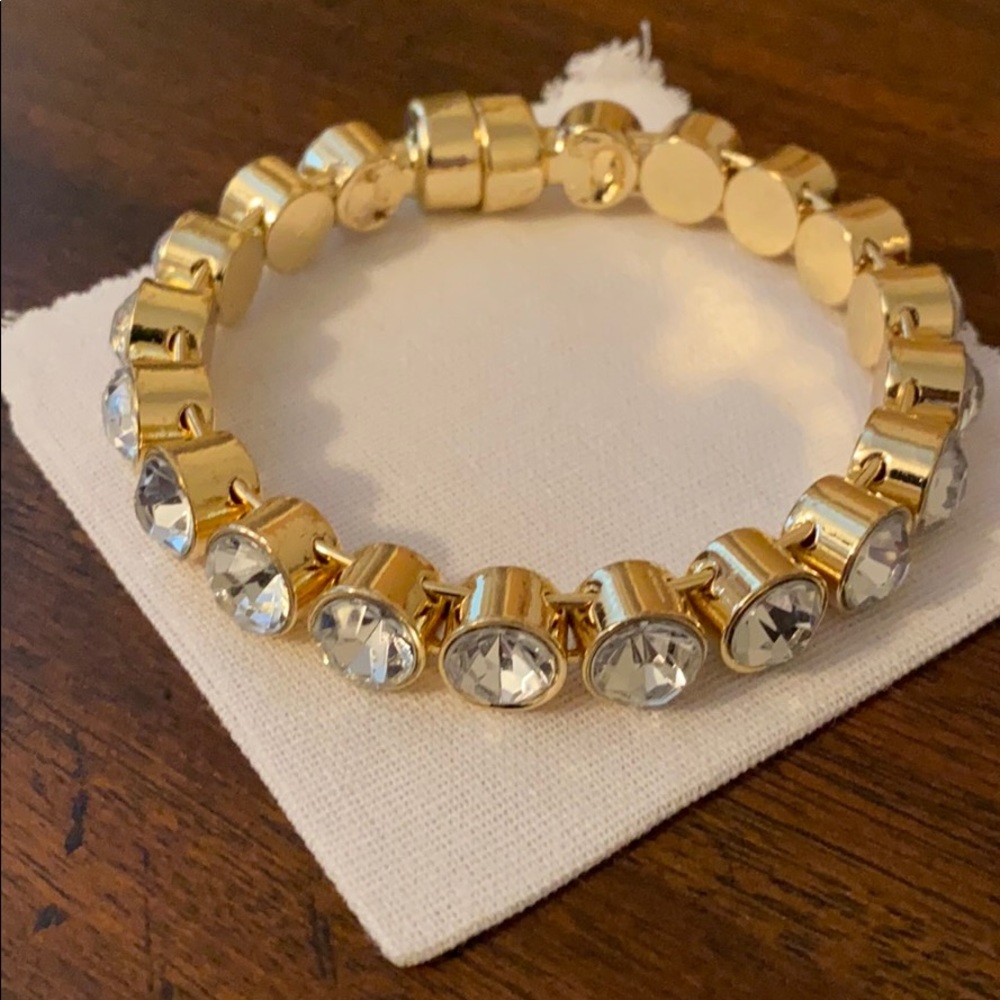 Bracket with Swarovski crystals Magnetic clasp